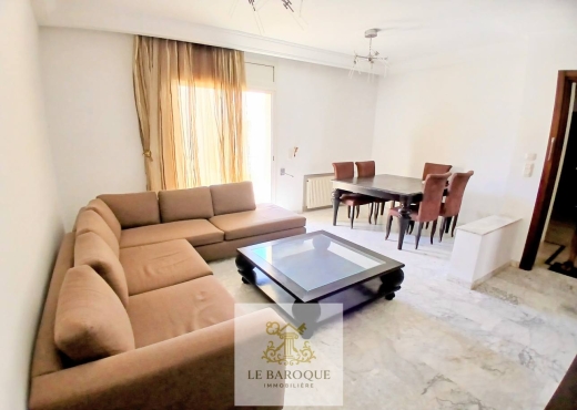 À louer un bel appartement s+2 meublé à la Route - Bien immobilier à {"id":23,"country_id":219,"name":"TUNIS","slug":"tunis"} - Image 3 - Agence Immobilière New Way